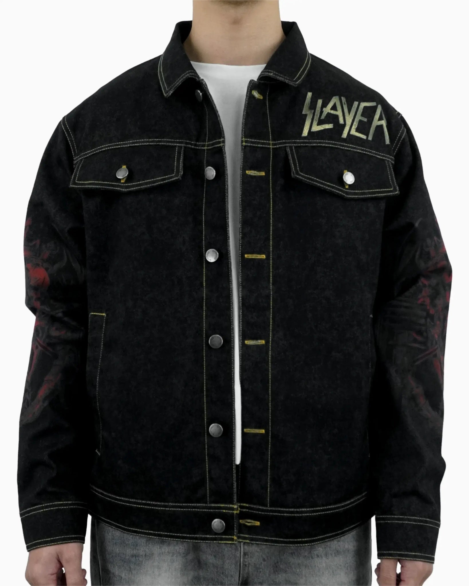 Skulls Denim Jacket - 23point5 Shop