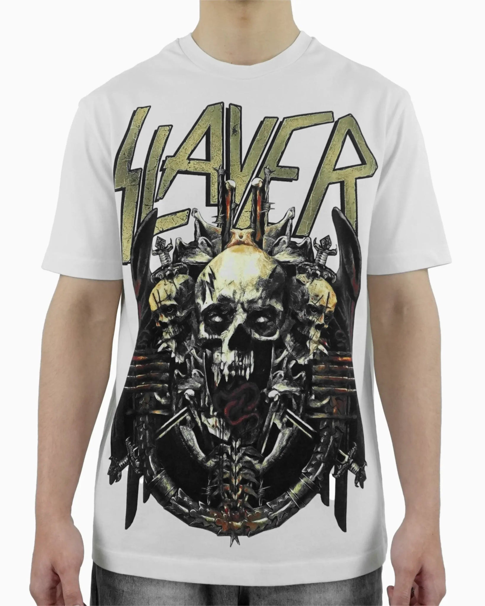 90's XL SLAYER Tシャツ SKULL HEAD EURO Slayer - Skulls – 23point5 Shop
