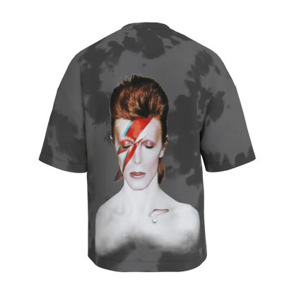 Aladdin Sane Gray Oversized Tee - 23point5 Shop