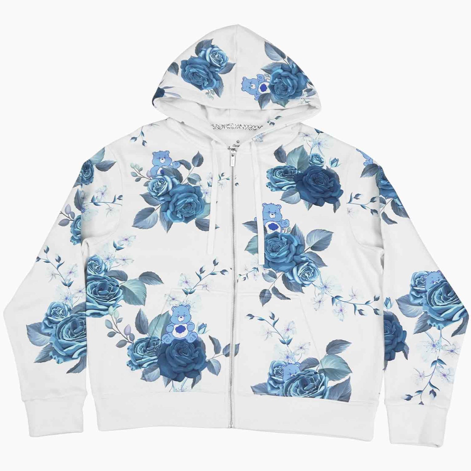 Floral Grumpy Zip
