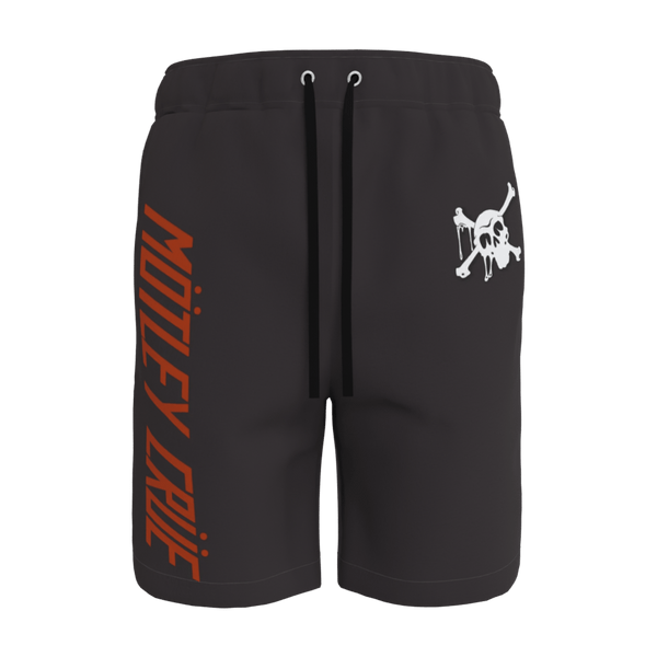 Motley Crue Skull Black Shorts - 23point5 Shop