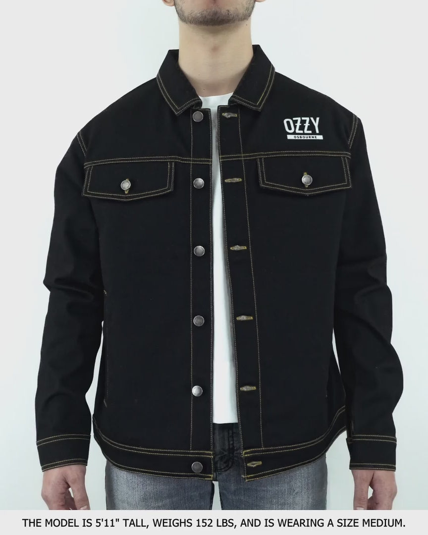Load video: Ozzy Denim Jacket