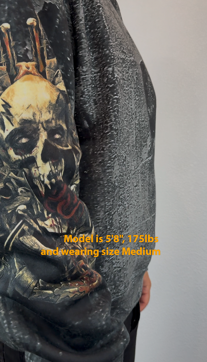 Load video: Slayer Skulls Distressed Crew