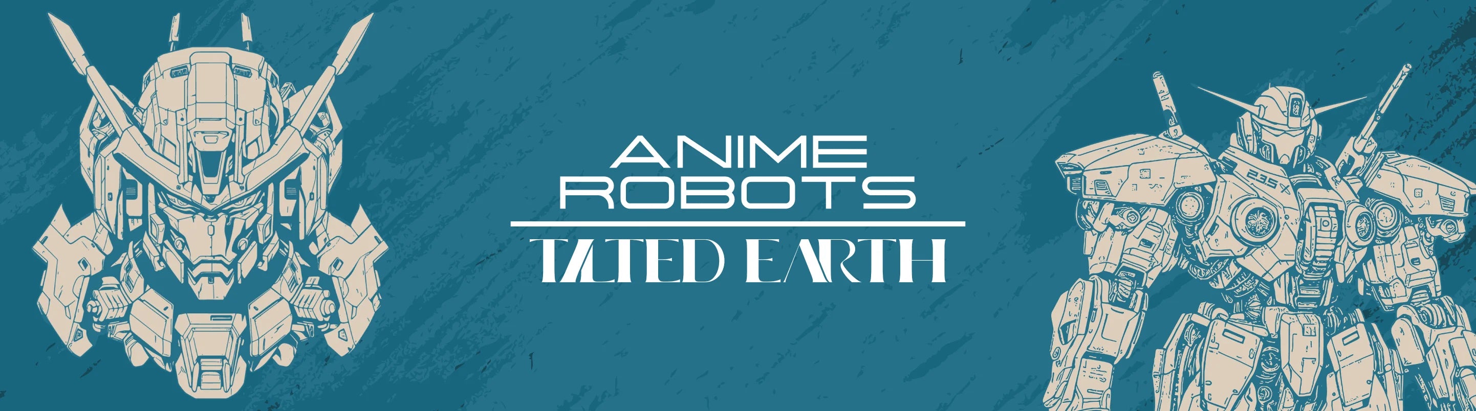 Tilted Earth Anime Robots