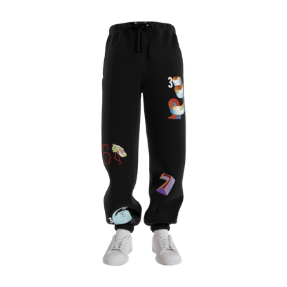 Sea of Numbers Sweatpants - 23point5 Shop