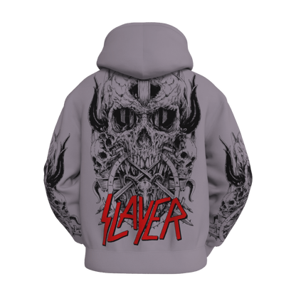 Slayer Skull and Horns Hoodie - 23point5 Shop