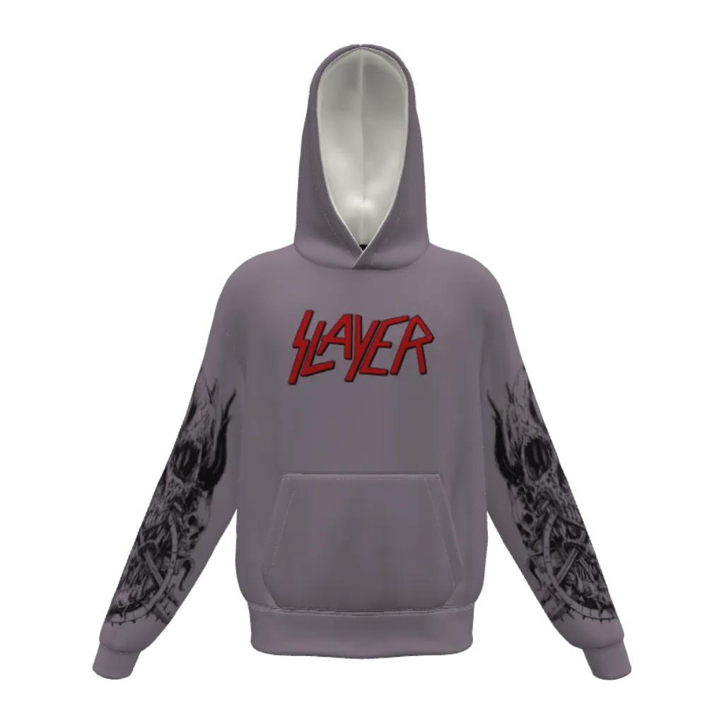 Slayer Skull and Horns Hoodie - 23point5 Shop