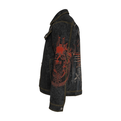 Slayer Skulls Denim Jacket - 23point5 Shop