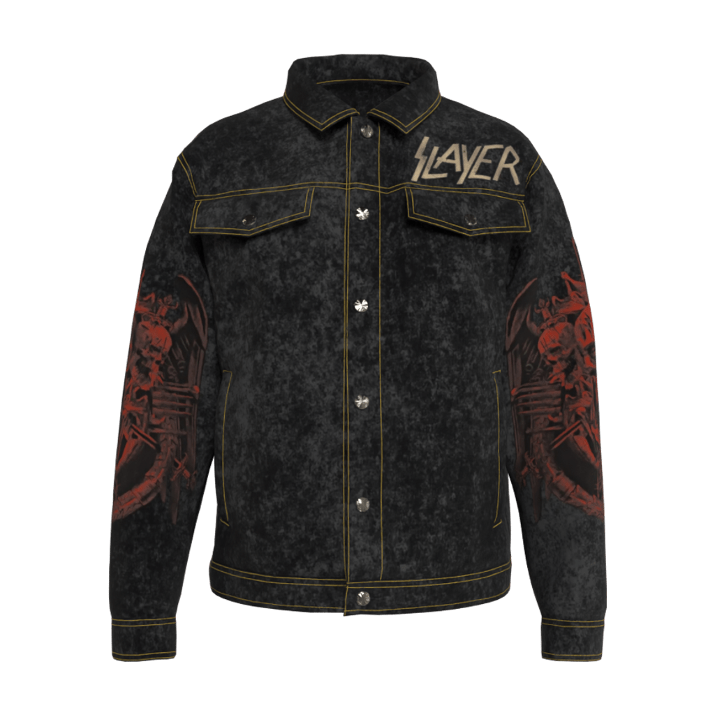 Slayer Skulls Denim Jacket - 23point5 Shop