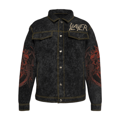 Slayer Skulls Denim Jacket - 23point5 Shop
