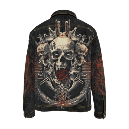 Slayer Skulls Denim Jacket - 23point5 Shop