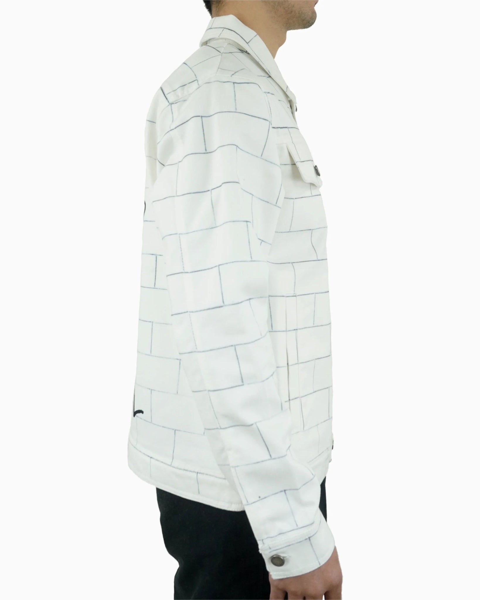 The Wall White Denim Jacket - 23point5 Shop