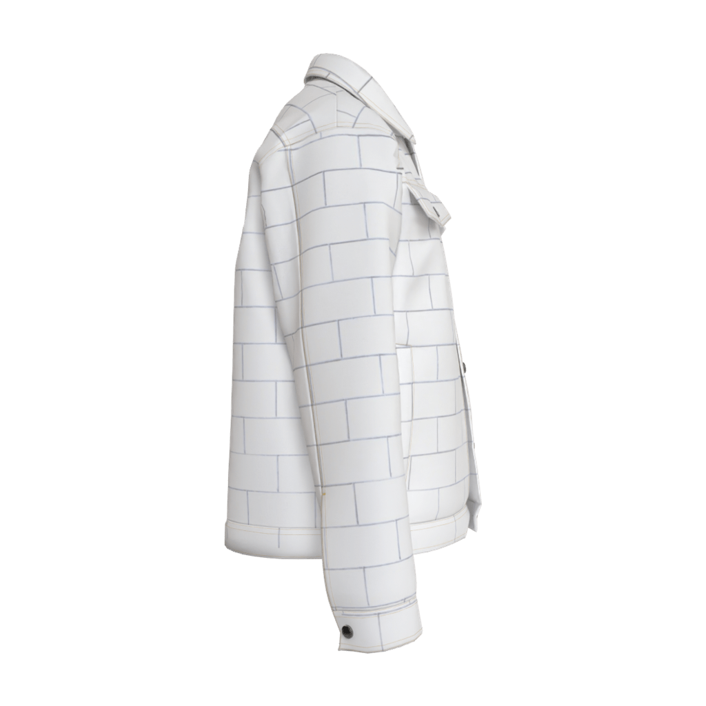 The Wall White Denim Jacket - 23point5 Shop