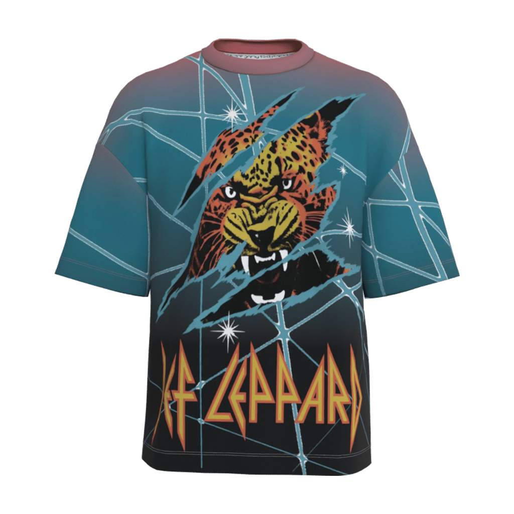 Torn Leppard Oversized T-Shirt - 23point5 Shop