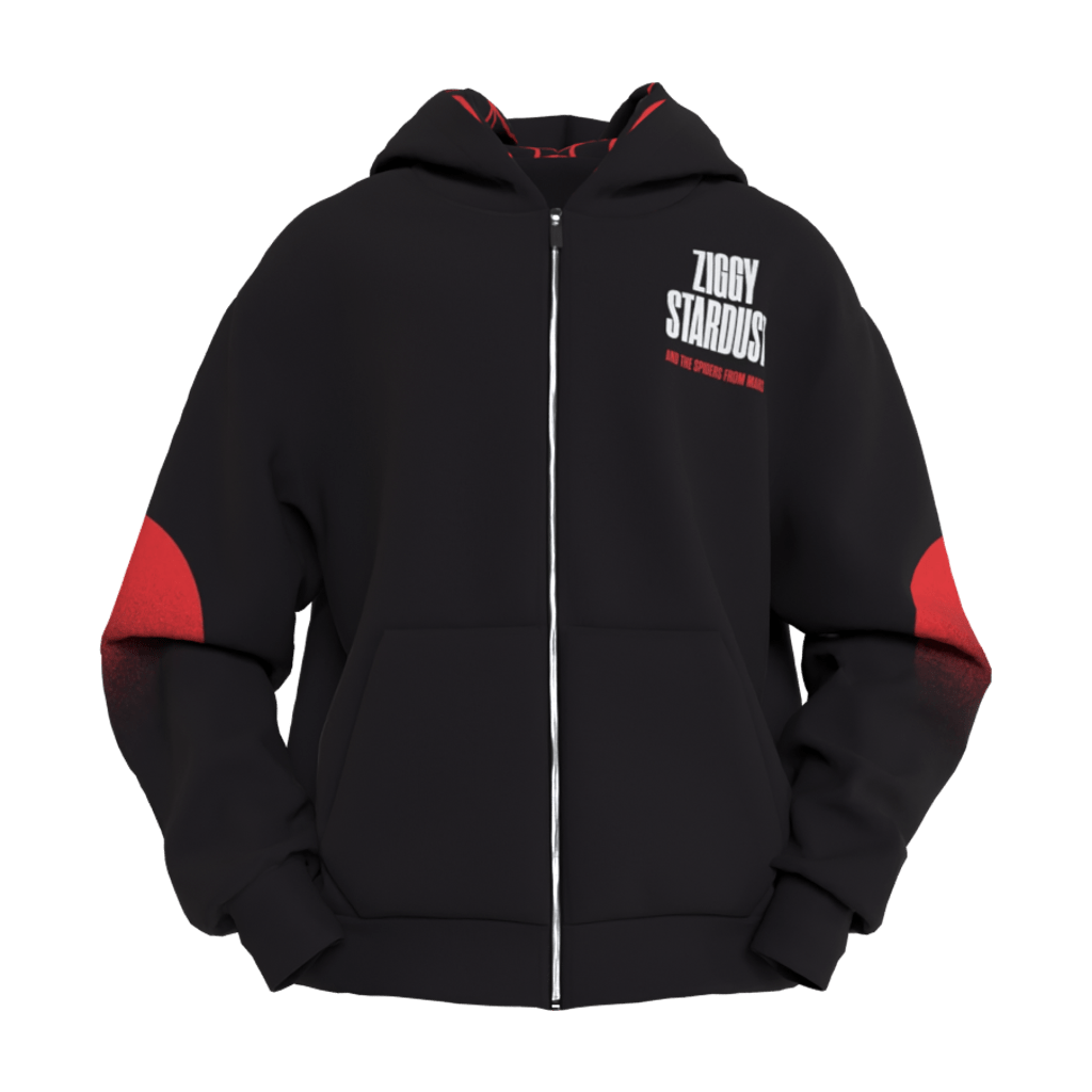 Ziggy Stardust Spiders Zip Hoodie - 23point5 Shop