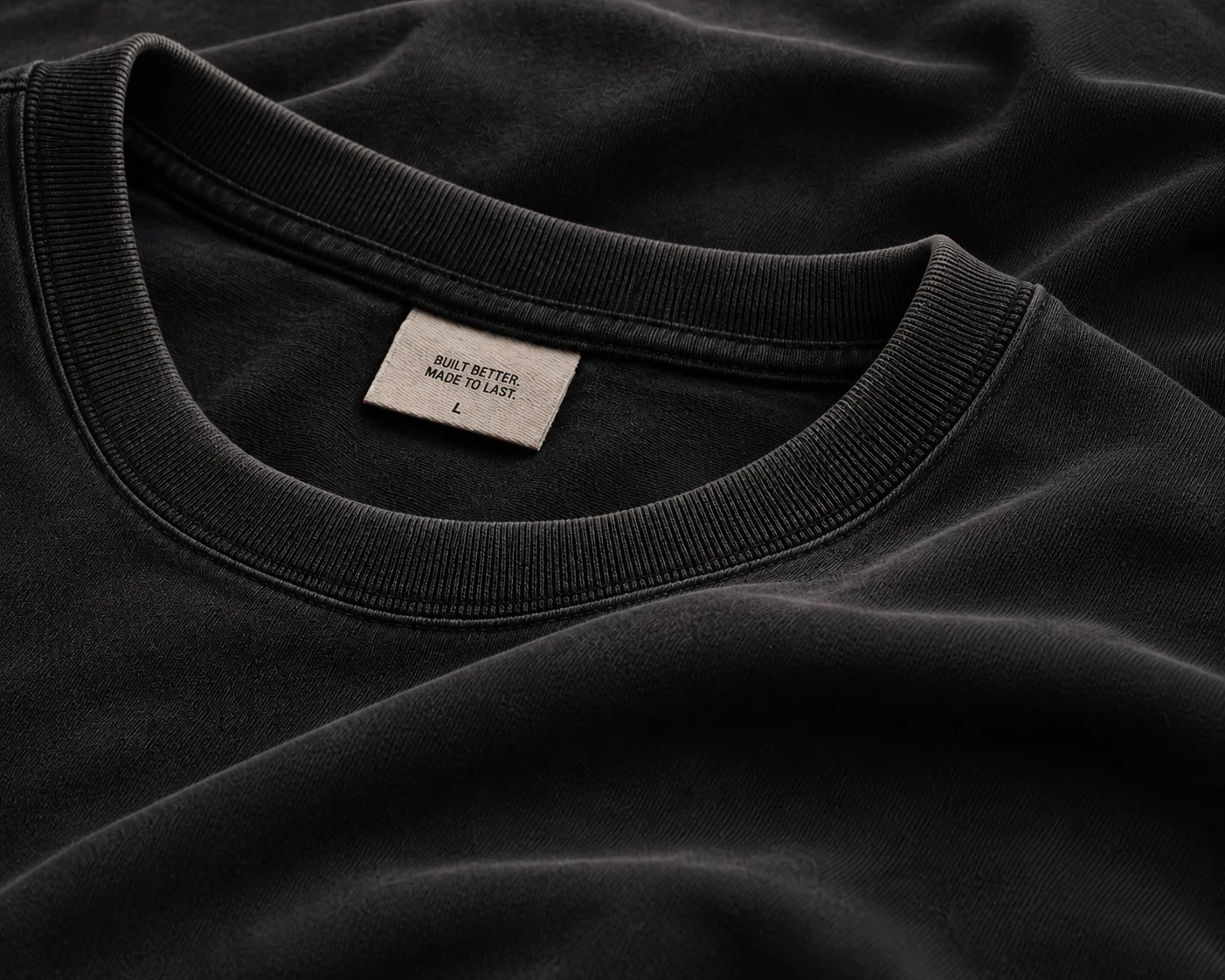 Heavyweight cotton fabric detail
